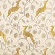 Schumacher Les Gazelles Au Bois Ecru Fabric