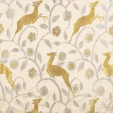 Schumacher Les Gazelles Au Bois Ecru Fabric