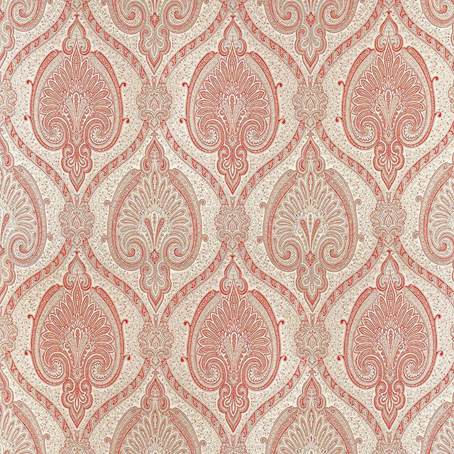 Schumacher Odalisque Cinnabar Fabric