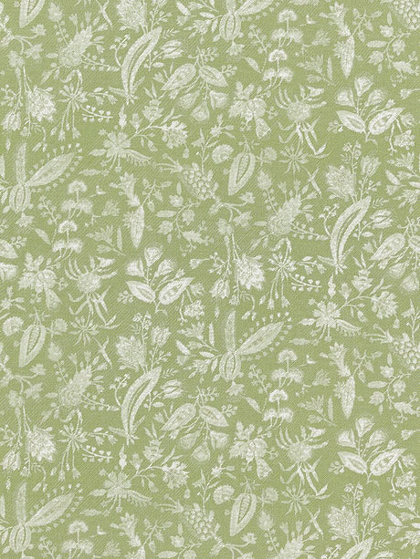 Scalamandre Tulia Linen Print Willow Fabric