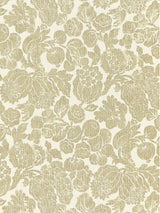 Scalamandre Elsa Linen Print Burnished Gold Fabric