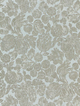 Scalamandre Elsa Linen Print Silver On Skylight Fabric