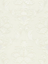 Scalamandre Cornelia Damask Embroidery Ivory Fabric