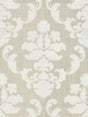 Scalamandre Cornelia Damask Embroidery Flax Fabric