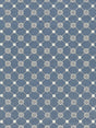 Scalamandre Gustavian Diamond Copenhagen Blue Fabric