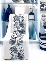 Scalamandre Annelise Embroidery Porcelain Fabric