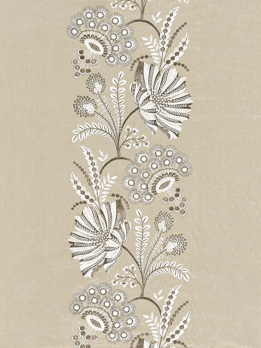 Scalamandre Annelise Embroidery Flax Fabric