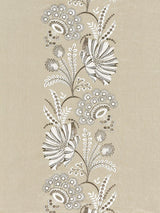 Scalamandre Annelise Embroidery Flax Fabric