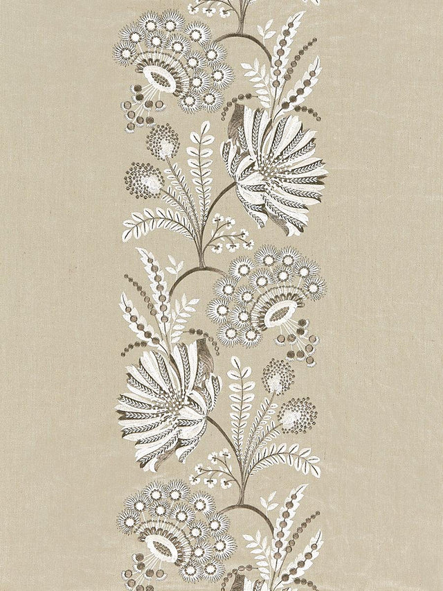 Scalamandre Annelise Embroidery Flax Fabric