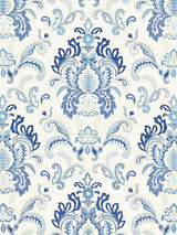 Scalamandre Ava Damask Embroidery Porcelain Fabric