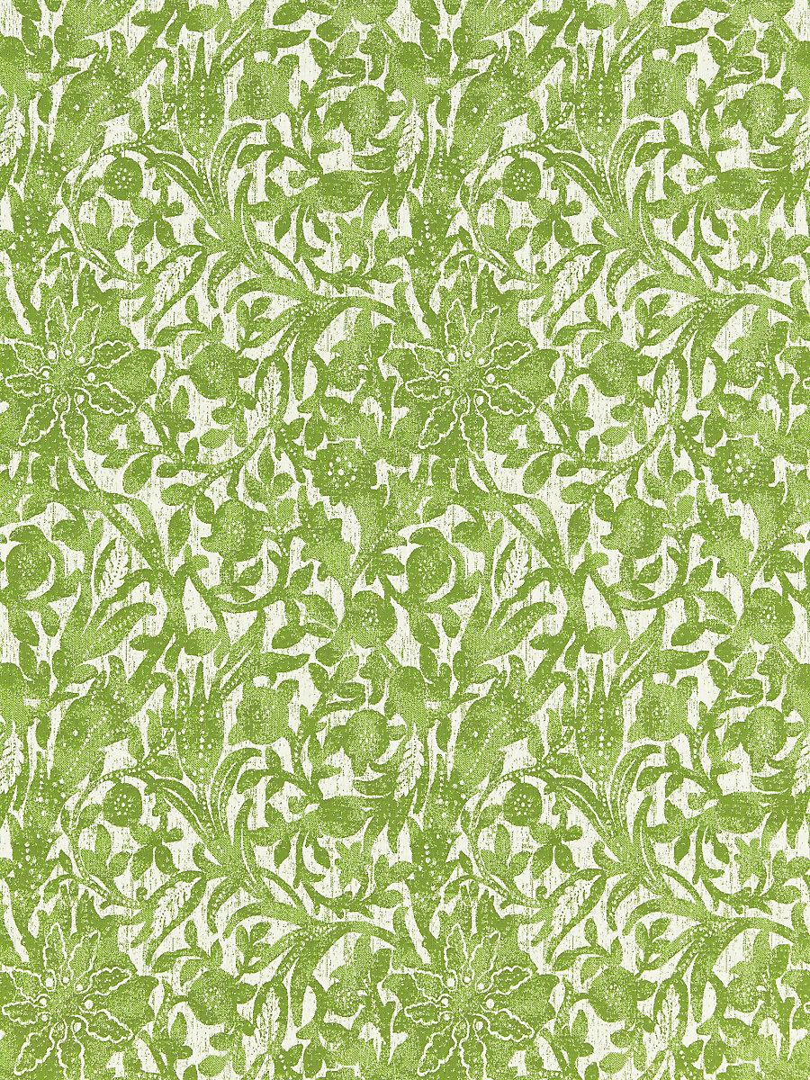Scalamandre Bali Floral Palm Fabric