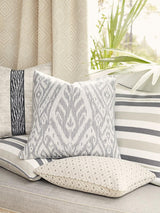 Scalamandre Borneo Ikat Smoke Fabric