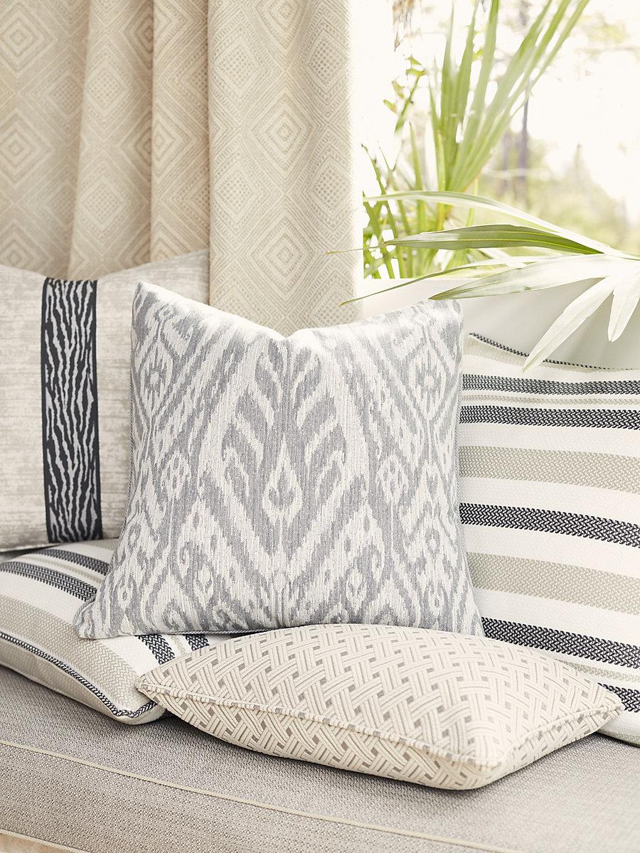 Scalamandre Borneo Ikat Indigo Fabric