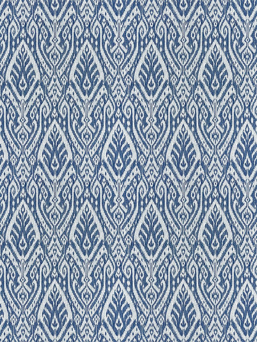 Scalamandre Borneo Ikat Indigo Fabric