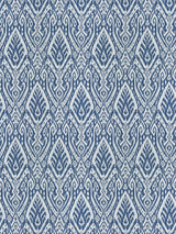Scalamandre Borneo Ikat Indigo Fabric