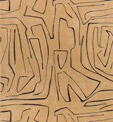 Lee Jofa GRAFFITO SAND/BLACK Wallpaper