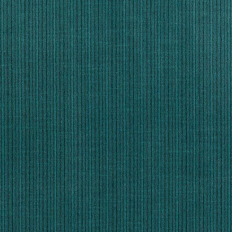 Schumacher Antique Strie Velvet Peacock Fabric