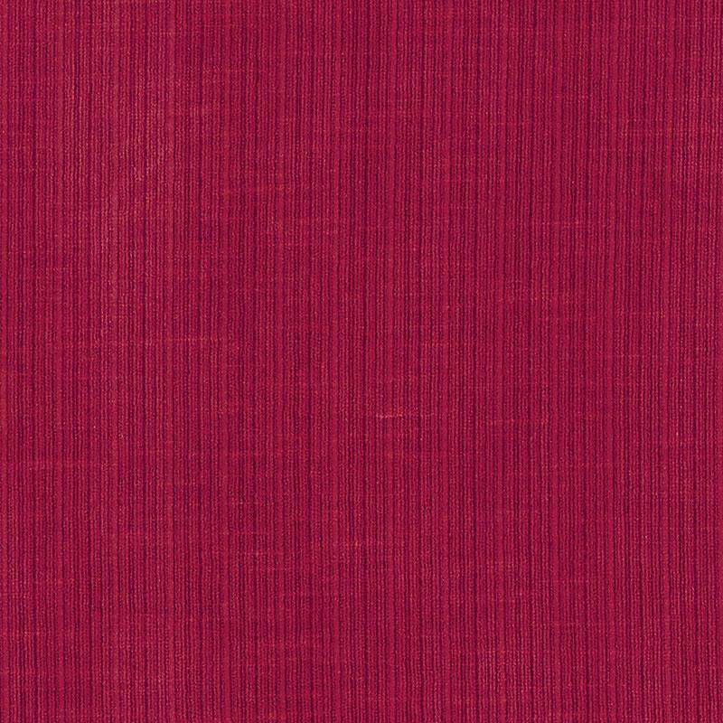 Schumacher Antique Strie Velvet Crimson Fabric