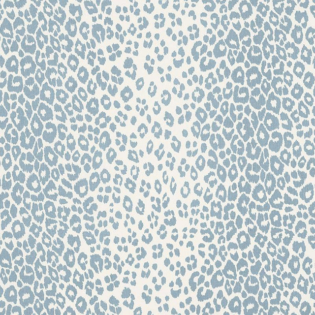 Schumacher Iconic Leopard Sky Fabric