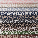 Schumacher Iconic Leopard Sky Fabric