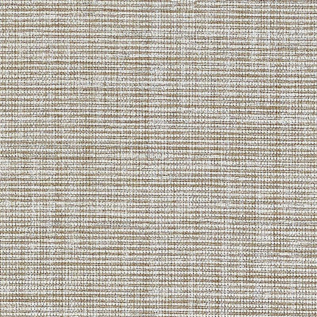 Schumacher Anodized Raffia Warm Silver Wallpaper