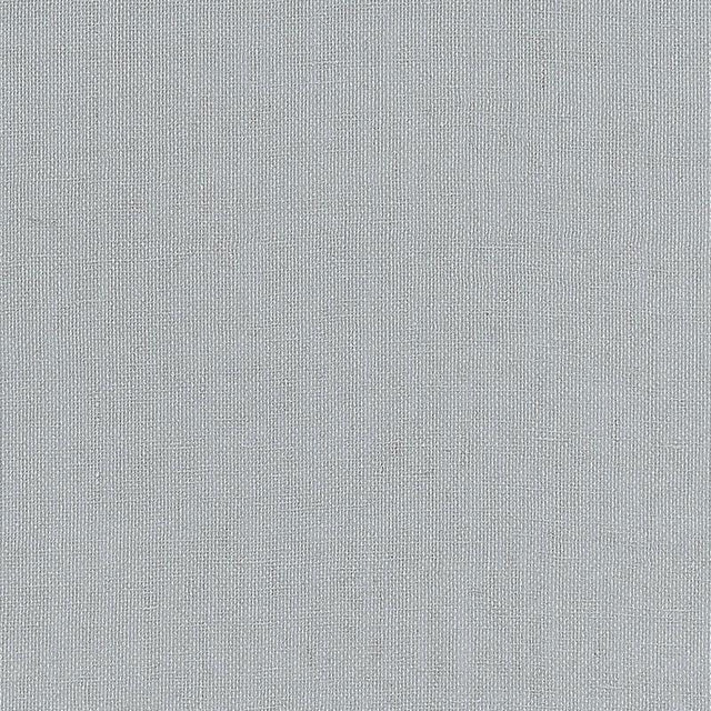 Schumacher Gilded Linen Silver Wallpaper