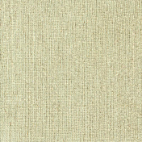 Schumacher Gilded Linen Celadon & Gold Wallpaper