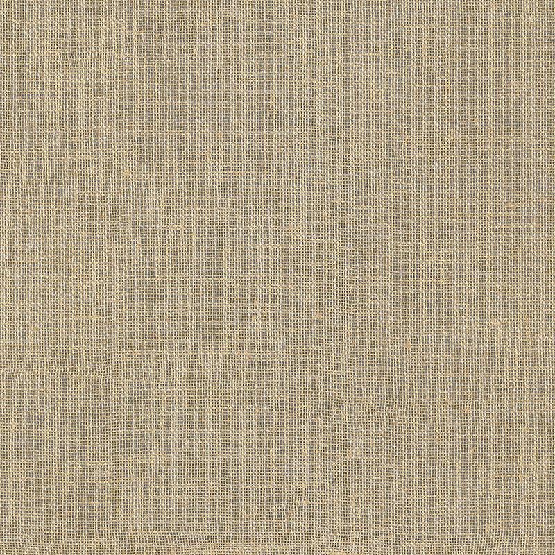 Schumacher Gilded Linen Slate & Gold Wallpaper