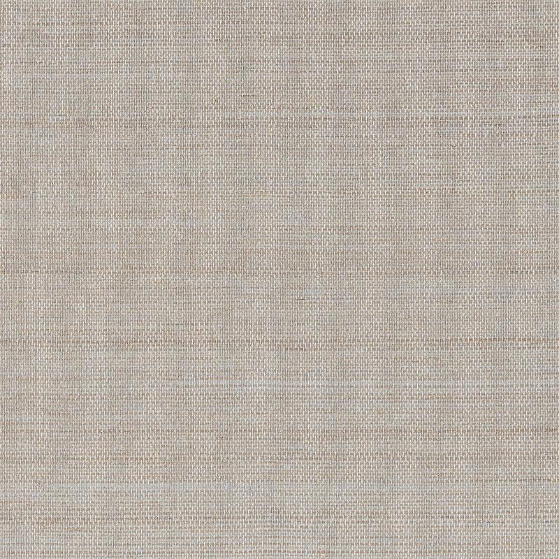 Schumacher Hemp Shimmer Silver Shimmer Wallpaper