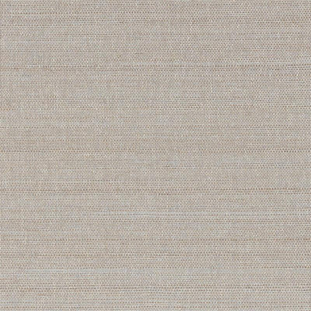 Schumacher Hemp Shimmer Silver Shimmer Wallpaper