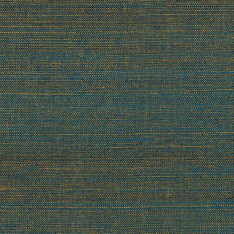Schumacher Hemp Shimmer Sapphire Shimmer Wallpaper