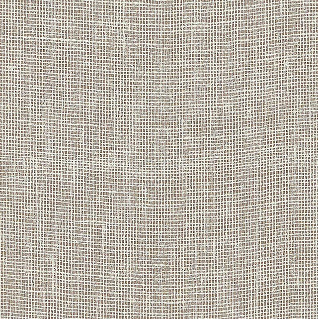 Schumacher Linen Gesso Cocoa Wallpaper