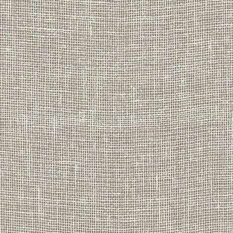 Schumacher Linen Gesso Cocoa Wallpaper