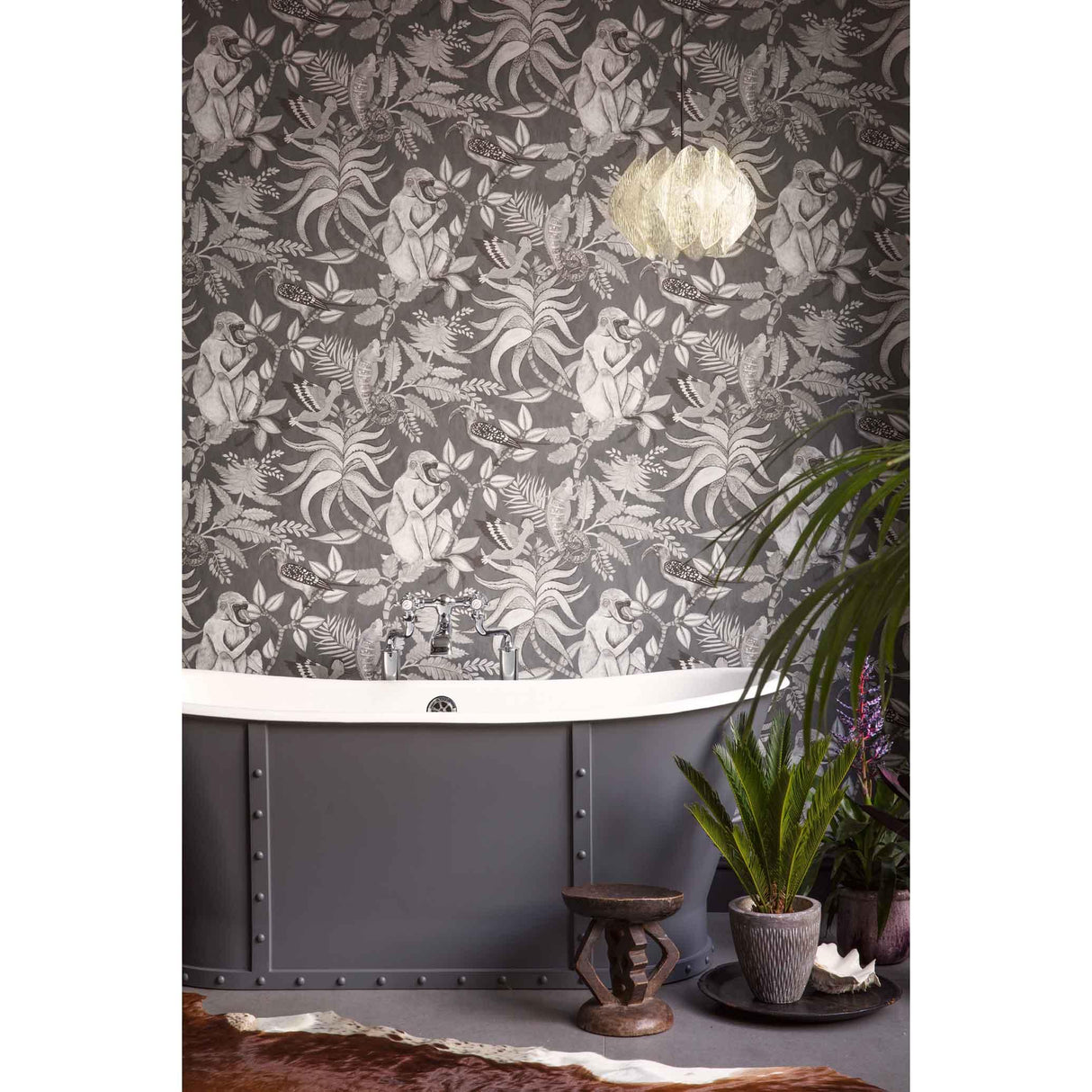 Cole & Son SAVUTI CHARCOAL Wallpaper