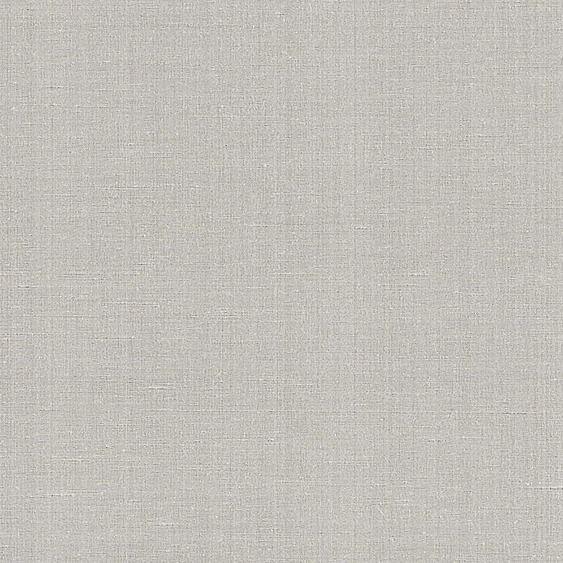 Schumacher Linen Lam Platinum Wallpaper