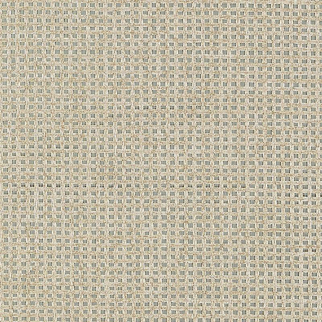 Schumacher Metallic Mesh Silver Wallpaper