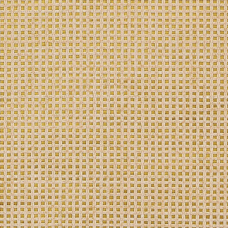 Schumacher Metallic Mesh Gold Wallpaper