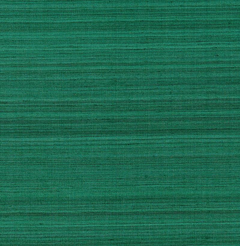Schumacher Shaded Silk Emerald Wallpaper
