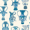 Cole & Son Khulu Vases Blue & White Wallpaper