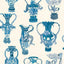 Cole & Son KHULU VASES BLUE & WHITE Wallpaper