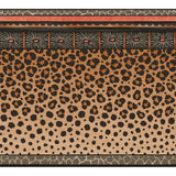 Cole & Son ZULU BORDER RED & BROWN Wallpaper