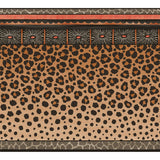 Cole & Son ZULU BORDER RED & BROWN Wallpaper