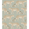 Cole & Son Leopard Walk Olive & White Wallpaper