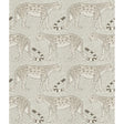 Cole & Son LEOPARD WALK BLACK & WHITE Wallpaper