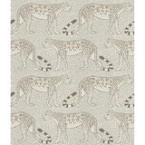 Cole & Son LEOPARD WALK BLACK & WHITE Wallpaper