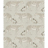 Cole & Son LEOPARD WALK BLACK & WHITE Wallpaper
