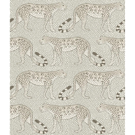 Cole & Son LEOPARD WALK BLACK & WHITE Wallpaper