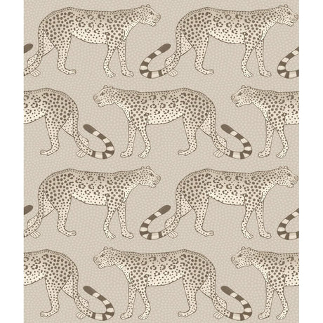 Cole & Son LEOPARD WALK STONE Wallpaper