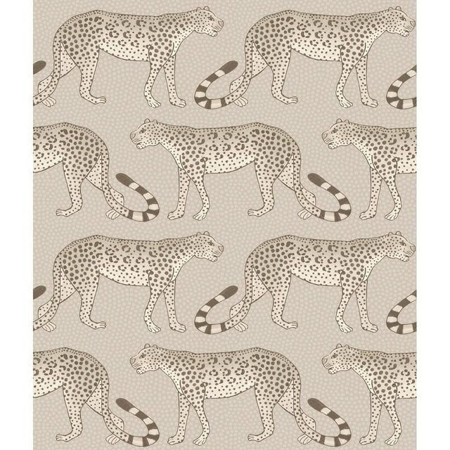 Cole & Son LEOPARD WALK STONE Wallpaper