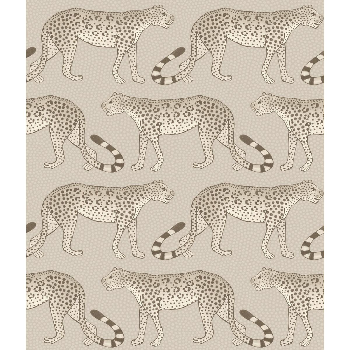 Cole & Son Leopard Walk Stone  Wallpaper